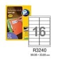 [프린텍] 재점착라벨 R3240-10(10매16칸)