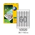 [프린텍] 바코드라벨 V3520-100(100매60칸)