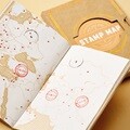 [럭키스] 스탬프 맵 세계지도 패스포트