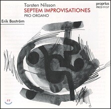 Erik Bostrom 토르스텐 닐슨: 오르간을 위한 즉흥곡집 (Torsten Nilsson: Septem Improvisationes Pro Organo)