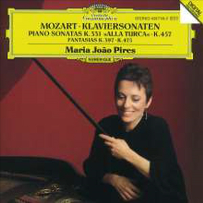 모차르트: 피아노 소나타 11, 14번, 환상곡 (Mozart: Piano Sonatas K.457, K.331 `Alla Turca`, Fantasia K.475, K.397)(CD) - Maria Joao Pires
