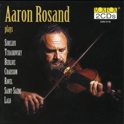 아론 로잔드 - 바이올린 명연집 (시벨리우스, 생상, 차이코프스키) (Aaron Rosand Plays Sibelius, Saint-Saens &amp; Tchaikovsky) (2CD) - Aaron Rosand