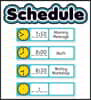 Aqua Oasis Schedule Mini Bulletin Board