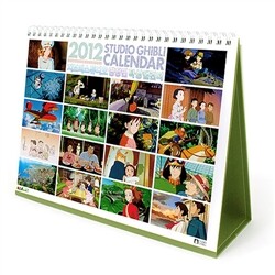 [2012년]지브리 작품집 탁상캘린더(650151)-9800