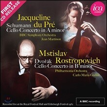 Jacqueline du Pre / Mstislav Rostropovich 재클린 뒤프레 - 슈만: 첼로 협주곡 / 로스트로포비치 - 드보르작: 첼로 협주곡