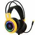 COX CH50 가상 7.1 진동 RGB LED 게이밍 헤드셋 [엘로우]