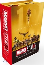 마블 스튜디오 10주년 기념 한정판 포스트카드 컬렉션 100 : 마블 어벤져스 엽서북