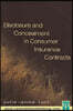 Disclosure and Concealment in Consumer Insurance Contracts