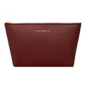 THINK ABOUT.W 레더 삼각 파우치 L Burgundy