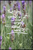 Have You Worked on It, as Much as You Talked about It?: 6x9 Inch Lined Work Journal/Notebook - Purple, Lavender, Flower, Nature, Calligraphy Art with