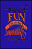 It's Kind Of Fun To Do The Impossible - Walt Disney: 6x9 Inch Lined Journal/Notebook - Impossible is Nothing, Nothing is Impossible - Blue, Orange, Ca
