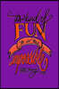 It's Kind Of Fun To Do The Impossible - Walt Disney: 6x9 Inch Lined Journal/Notebook - Impossible is Nothing, Nothing is Impossible - Purple, Orange,