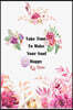 Meal Planner Take time to make your soul happy: Meal Planner / Weekly / daily planning / cooking organizer /chef gift