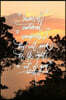 Beware of emotional vampires, they will suck the life right out of you: 6x9 Inch Lined Journal/Notebook - Lovely Peach sunset, Nature, Calligraphy Art