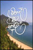 Born to Write: 6x9 Inch Lined Journal/Notebook to remind you that you were born to write! - Beautiful bay, Nature, Landscape, Calligr