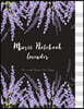 Music Notebook Lavender: Musical Notebook, Lavenders, Purple, Notebook, Colorful Notebook, Blank Sheet Music Staff Manuscript Paper, 10 Large S