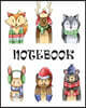 Notebook: Journal Dot-Grid, Graph, Lined, Blank No Lined: Winter Forest Animal: Notebook Journal Diary, 120 Pages, 8 X 10 (Blank
