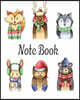 Notebook: Winter forest animal: Notebook Journal Diary, 120 Lined pages, 8" x 10"