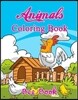 Animals Coloring Book by Bee Book: 20 Unique Animals Images and 2 Copies of Every Image. Makes the Perfect Gift for Everyone.