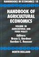 Handbook of Agricultural Economics: Agricultural and Food Policy Volume 2b