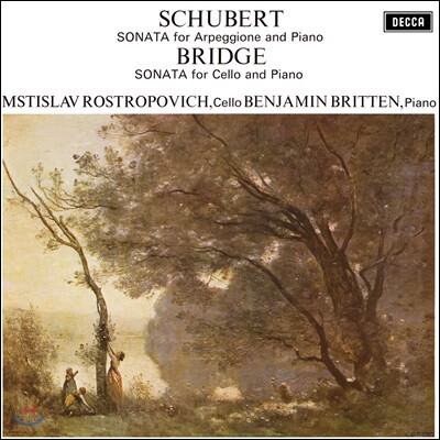 Mstislav Rostropovich / Benjamin Britten 슈베르트: 아르페지오네 소나타 / 브리지: 첼로 소나타 [LP]