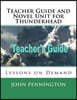 Teacher Guide and Novel Unit for Thunderhead: Lessons on Demand