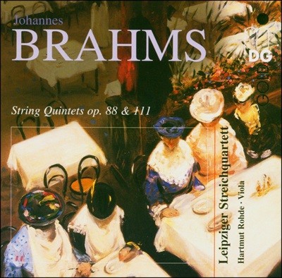 Leipziger Streichquartett / Hartmut Rohde 브람스: 현악 오중주 Op. 88 & 111 (Brahms: String Qunitet Op. 88 & 111)