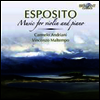 미셀 에스포지토: 바이올린과 피아노를 위한 작품 (Michele Esposito: Works for Violin & Piano) (2CD) - Carmelo Andriani