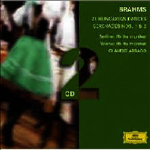 브람스 : 헝가리 무곡, 세레나데 1,2번 (Brahms : Serenade No.1 & 2 & Hungarian Dance) (2CD) - Claudio Abbado