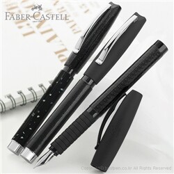 파버 카스텔 베이직 블랙 만년필(카본/레더/펄)