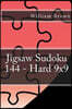 Jigsaw Sudoku 144 - Hard 9x9