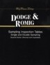 Sampling Inspection Tables: Single and Double Sampling