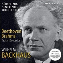 Wilhelm Backhaus 베토벤: 피아노 소나타 3번 21번 `발트슈타인` 29번 `함머클라이버`  협주곡 5번 `황제` / 브람스: 협주곡 2번, 왈츠