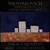 쇼스타코비치: 피아노 오중주 & 현악 사중주 2번 (Shostakovich: Piano Quintet & String Quartet No.2)(CD) - Takacs Quartet