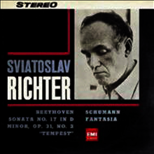 베토벤 : 피아노 소나타 17번 '템페스트', 슈만 : 환상곡 (Beethoven : Piano Sonata No.17 Op.31/2 'Tempest', Schumann : Fantasia) (HQCD) (일본반) - Sviatoslav Richter