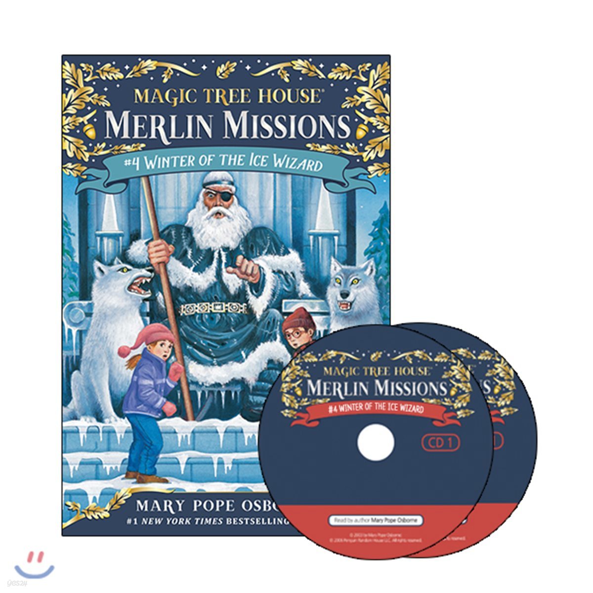 Merlin Mission #4 : Winter of the Ice Wizard (Book + CD)