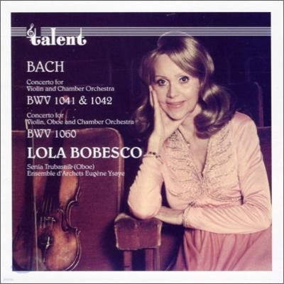 Lola Bobesco 바흐: 바이올린 협주곡 - 롤라 보베스코 (Bach: Concerto for Violin BWV 1041,1042)[LP]