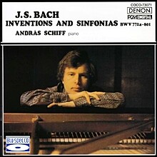 바흐 : 인벤션과 신포니아 BWV 772A, 801 - 안드라스 쉬프