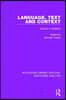 Language, Text and Context