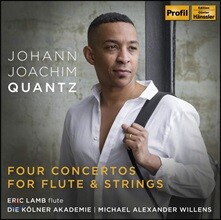 Eric Lamb / Michael Alexander Willens 크반츠: 플루트 협주곡집 (Quantz: Four Concertos for Flute &amp; Strings)