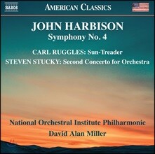 David Alan Miller 존 하비슨 : 교향곡 4번 / 칼 러글스: 태양을 밟는 사람 외 (Harbison: Symphony No. 4 / Carl Ruggles: Sun-Treader)