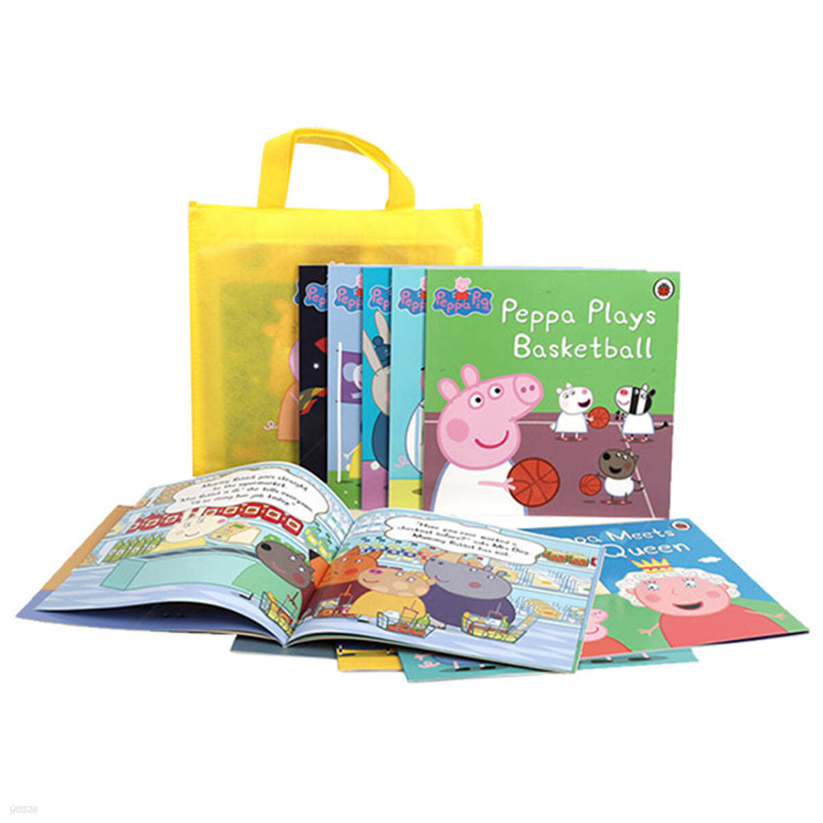 페파 피그 원서 페이퍼백 10종 세트 : Peppa Pig : Yellow Bag [10 books &amp; 1 CD]
