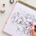 아브뉴만다린 와일드 컬러링북, 수채화 그리기