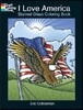 I Love America Stained Glass Colori