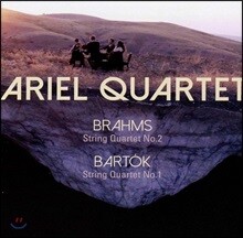 Ariel Quartet 브람스: 현악 사중주 2번 / 바르톡: 현악 사중주 1번 (Brahms: String Quartet No. 2 / Bartok: String Quartet No. 1)