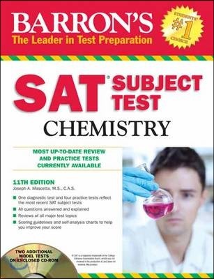 Barron&#39;s SAT Subject Test Chemistry with CD-ROM, 11/E