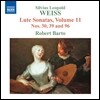 Robert Barto 바이스: 류트 소나타 11집 - 30 36 39번 (Silvius Weiss: Sonatas for Lute Vol.11)