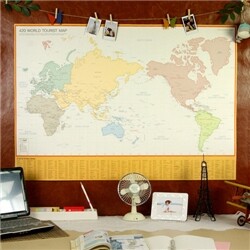 [무료배송] 420 WORLD TOURIST MAP