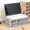 2단 5칸 서랍 모니터받침대 그레이 MB-2DS-5