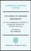 Studies in Roman Property: By the Cambridge University Research Seminar in Ancient History